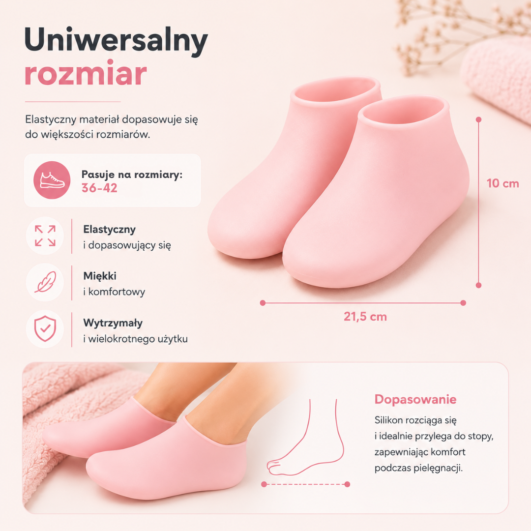 Rozciągliwe silikonowe Otulanki w rozmiarze od 36 do 42